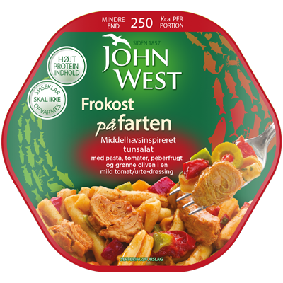 Frokost på farten middelhavsinspireret tunsalat – 220 g